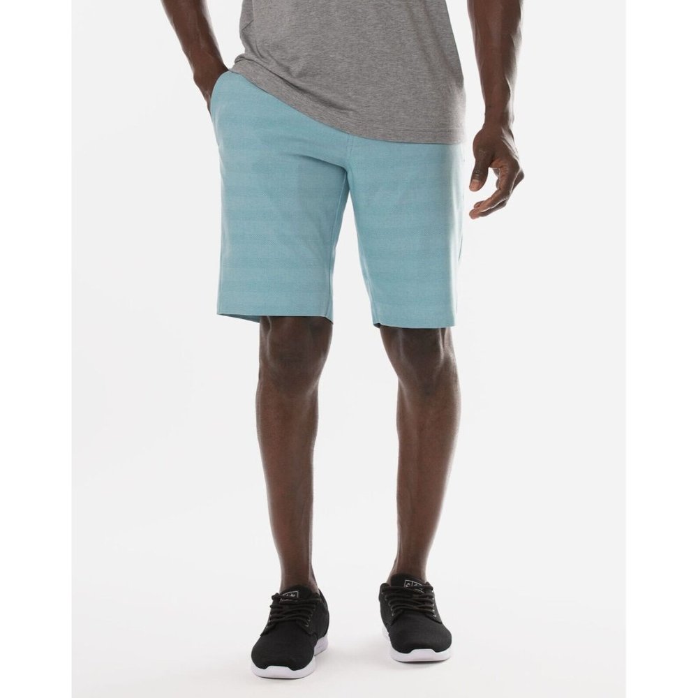 Travis Mathew Lake Powell Heather Delphinium Stretch Golf Shorts Sizes 32 - 38 - Picture 3 of 4